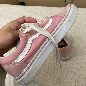Pink vans size 6 in women